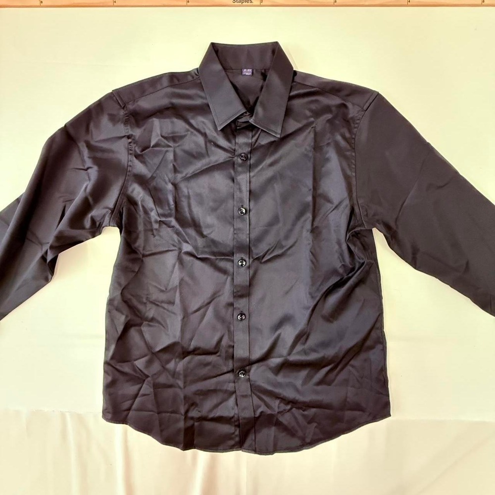 Boys Black Dress Shirt